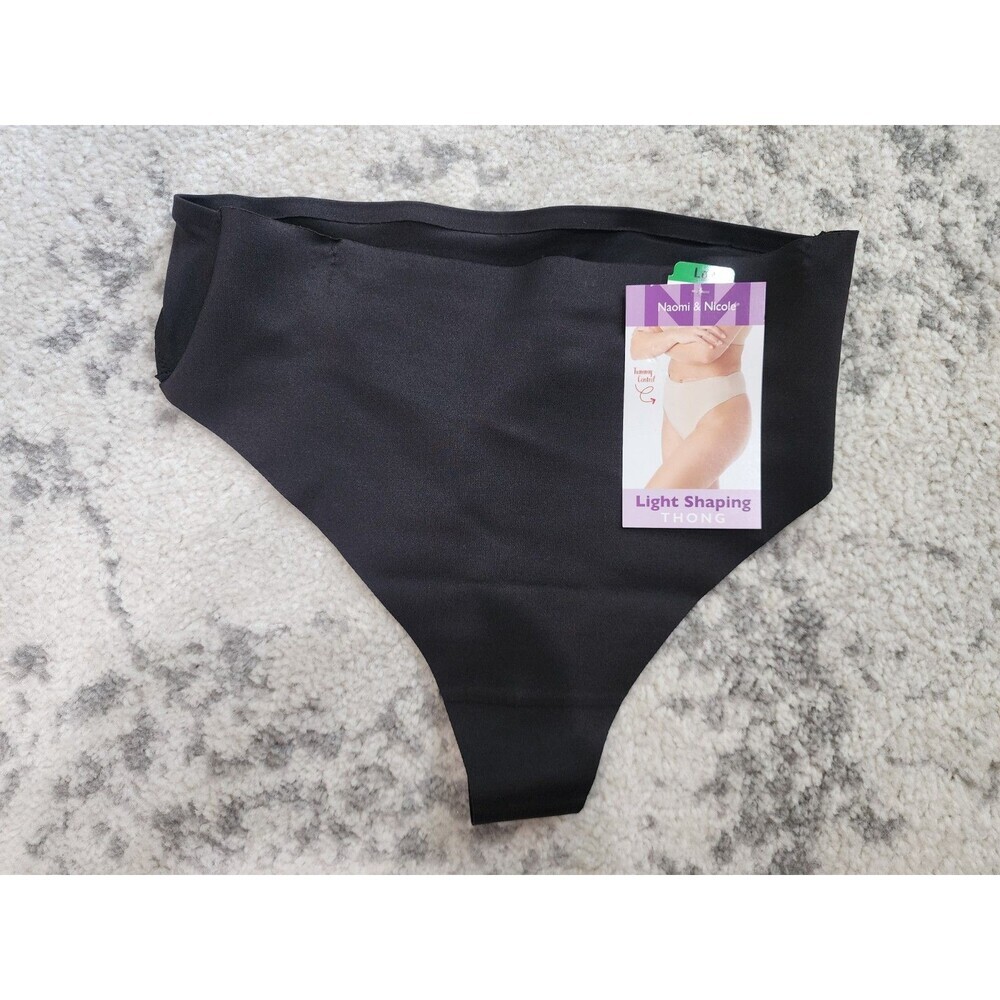 NAOMI & NICOLE LIGHT SHAPING THONG SIZE LARGE STYLE 7538 NEW WITH TAGS